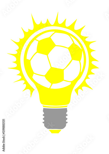 ampoule foot ballon logo club