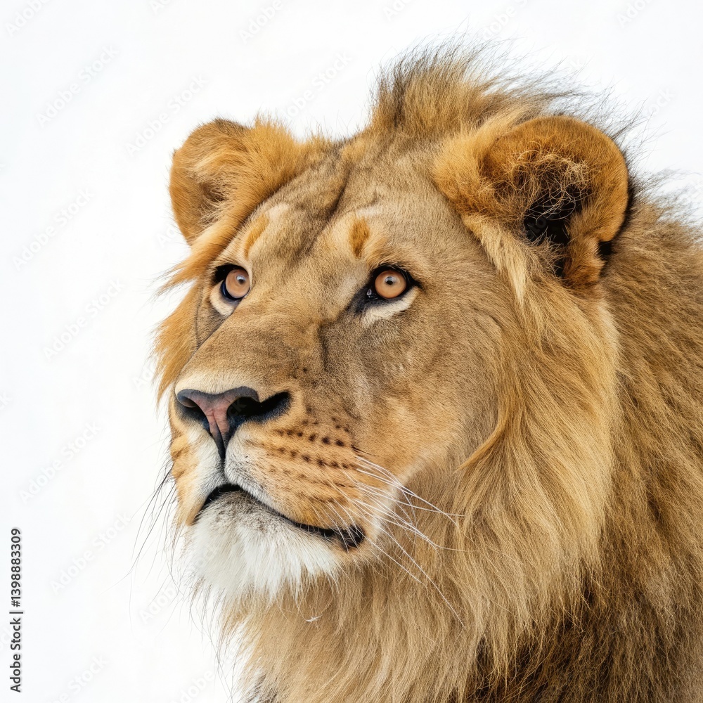 Fototapeta premium portrait of a male lion