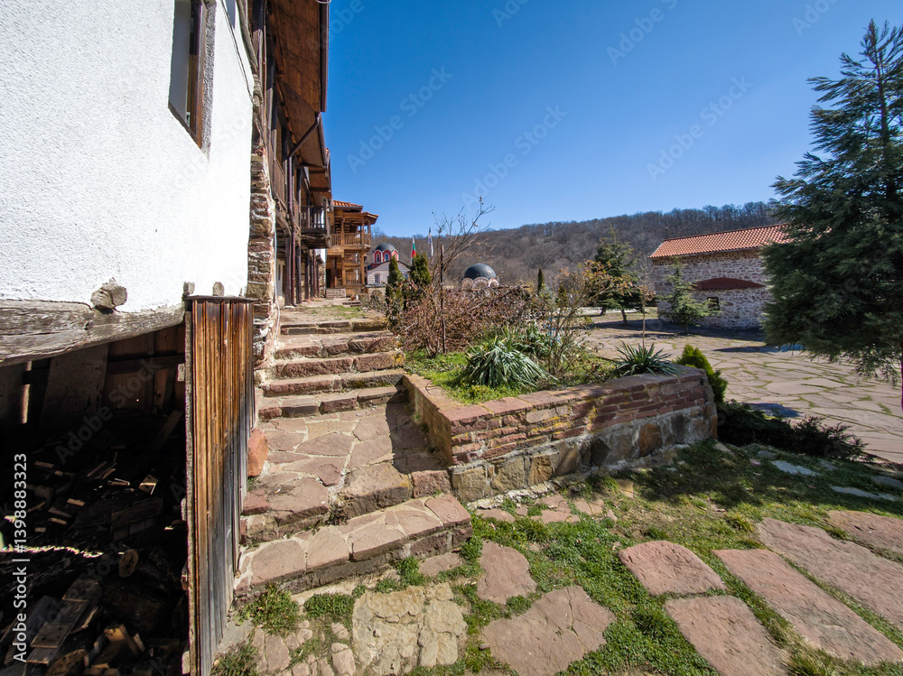 Medieval Tsarnogorski (Gigintsi) monastery, Bulgaria