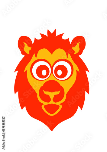 lion dessin animaux enfant