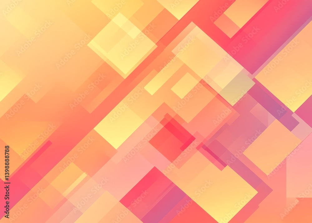 Soft gradient background with overlapping squares in pink, orange, red, and yellow tones Soft gradient background with overlapping squares in pink, orange, red, and yellow tones