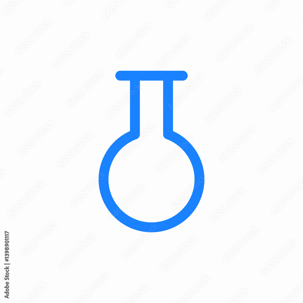 flask chemistry icon sign vector flask chemistry icon sign vector