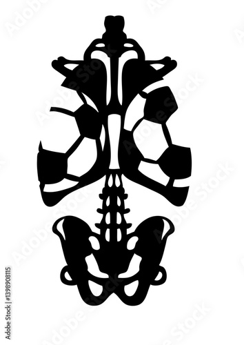 football poumon squelette humain ballon foot logo club