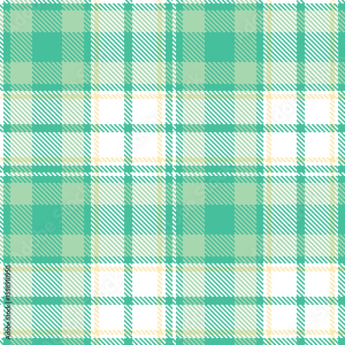 Elegant Seamless Tartan featuring Pale white and Traditional greeny blue Fabric Design