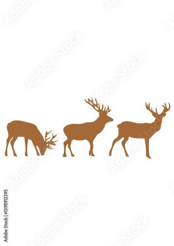 animation cerf roi des forets photo
