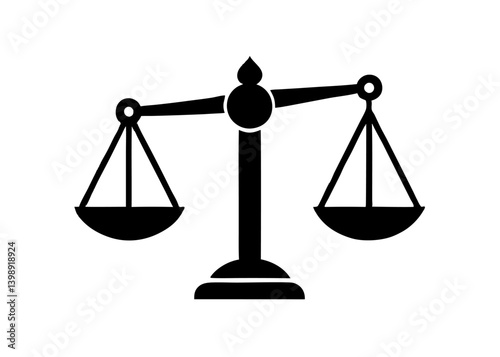 scales of justice icon black and white gavel sym