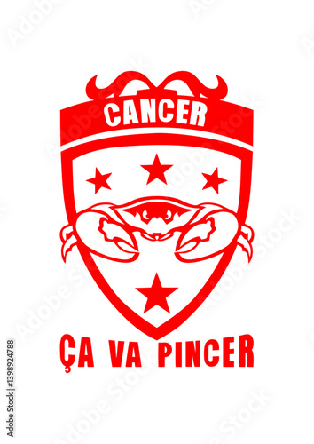 cancer signe astrologique pincer logo