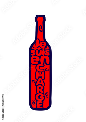 bouteille vin alcool charge biture humour