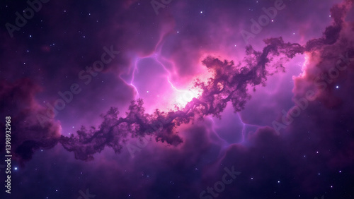 abstract violet space background