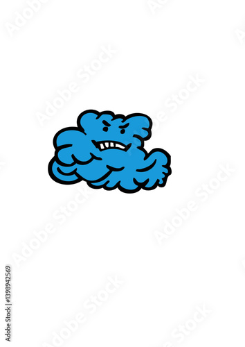 nuage pas content colere mechant menaçant