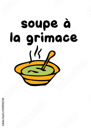 soupe grimace humour expression