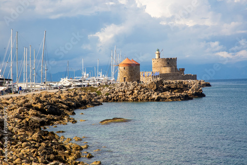 Old Town of Rhodes Island i...
