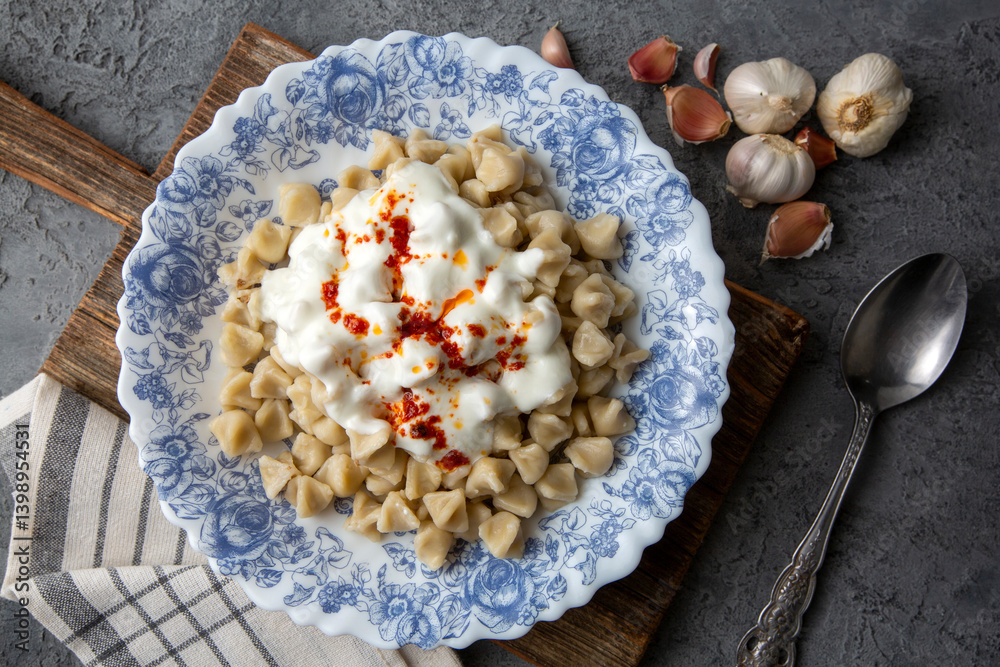 Traditional Turkish cuisine; Turkish ravioli, Turkish name; Manti - Kayseri manti