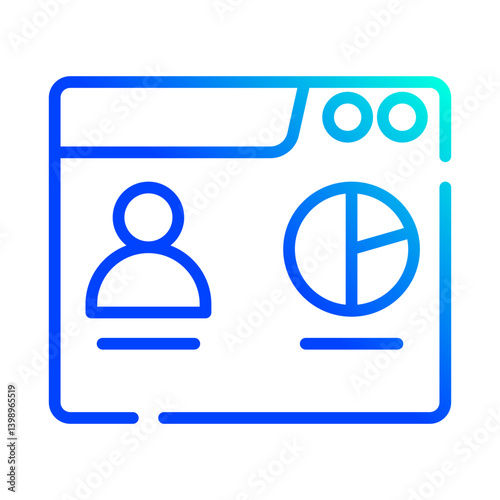 Obraz na płótnie Dashboard icon w salonie