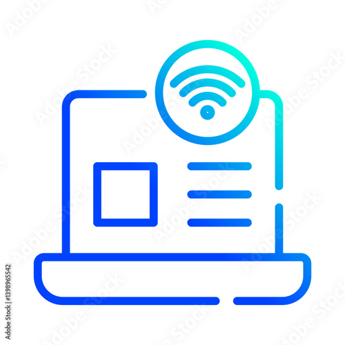 Obraz na płótnie Wireless icon w salonie