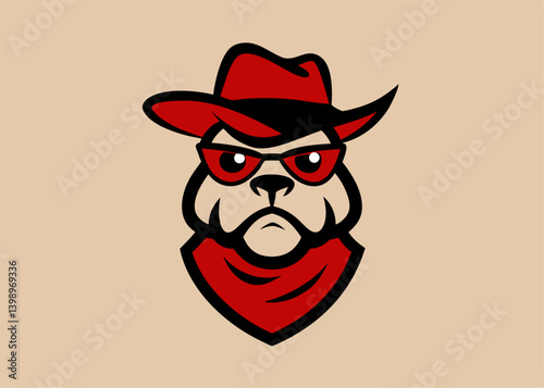 Cool Bandit Bear: A cartoonish bear dons a red hat, bandana, and sunglasses, exuding a cool and edgy demeanor, hinting at a life of adventure and mystery.