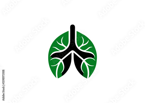 Breath of Life: A symbolic representation of healthy lungs intertwined with the vibrancy of plant life, illustrating the vital connection between human wellness and the natural world.