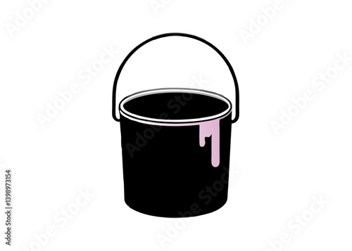 Paint Bucket: A sleek, black paint bucket exudes a sense of freshness and rejuvenation. Overflowing with possibility, it is a symbol of transformation.