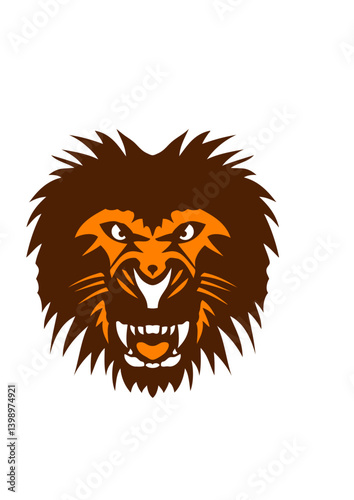 lion bete tete animal dessin