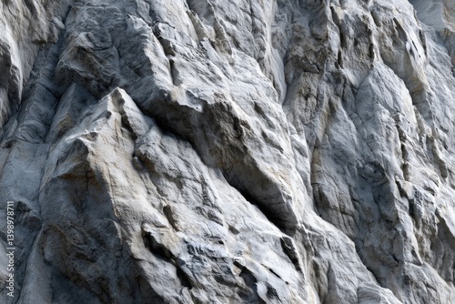 A digitally created collage showcasing the textured surface of grey mountain cliffs, ideal for use as a background, banner, or texture in 3D mapping projects.