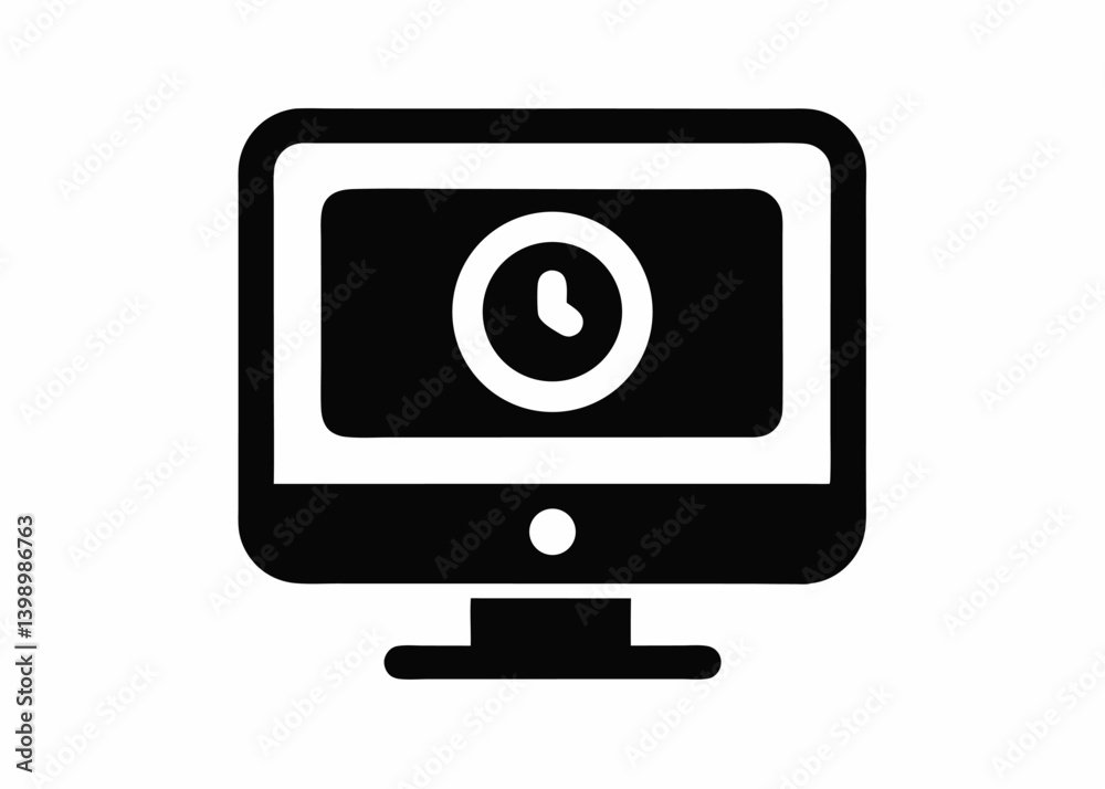 This vector illustration shows a flat digital computer monitor screen, complete with a button and a computer mouse, representing modern desktop technology for internet and business use
This vector illustration shows a flat digital computer monitor screen, complete with a button and a computer mouse, representing modern desktop technology for internet and business use