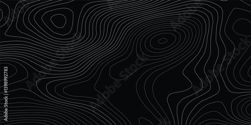 Abstract topography a seamless flow of organic topographic map the concept of a conditional geography scheme and the terrain path topo contour map design.
