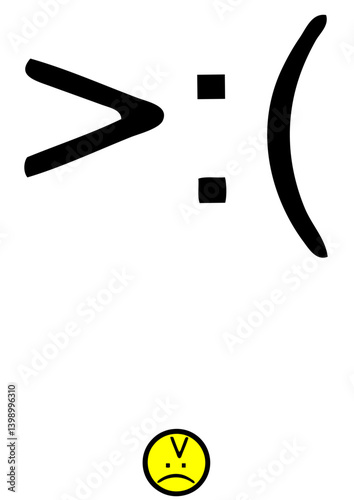 smiley enerve caractere alpha very numerique symbole