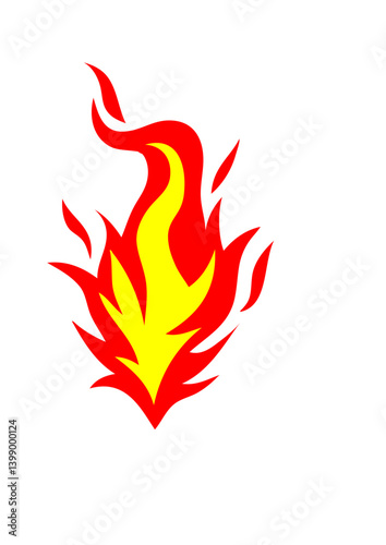 flamme feu dessin