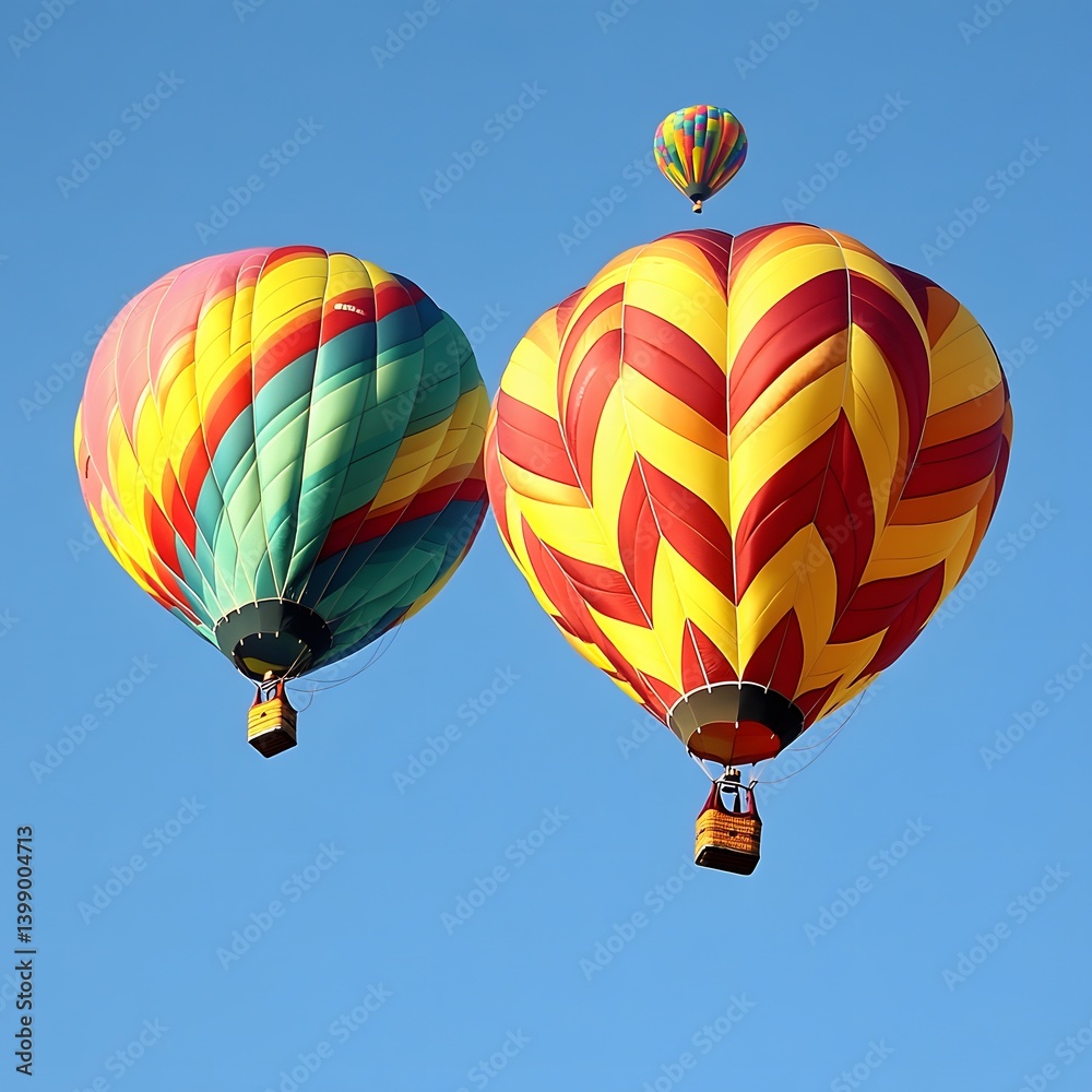 Fototapeta premium Colorful Hot Air Balloons Festival Sky Flight