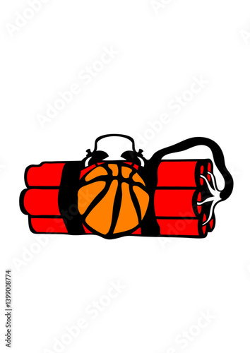 dynamite reveil bombe basketball logo club