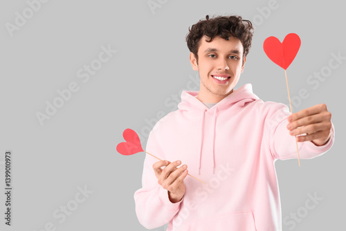 Handsome young happy man wi...