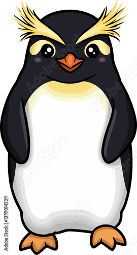 Erect-Crested Penguin (Eudyptes sclateri)