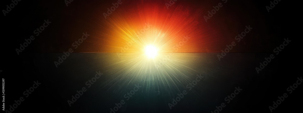 Light Flare Sparkle Burst Shine Optical Effect Design Element