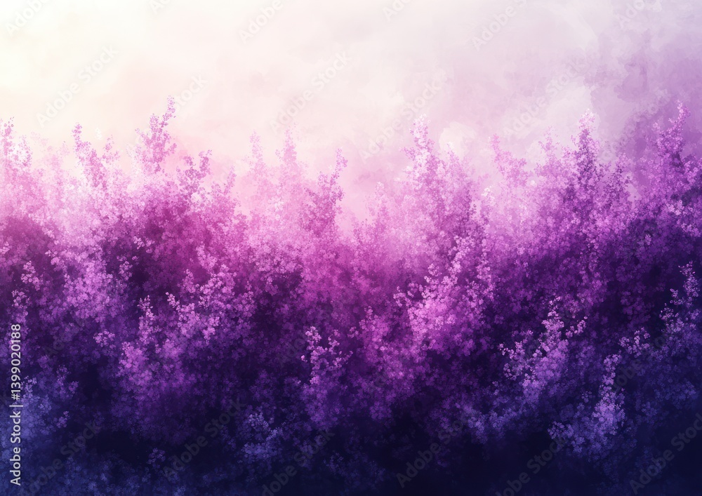 Fototapeta premium Dreamy Abstract Watercolor in Lavender and Pastel Hues for Web Design and Print