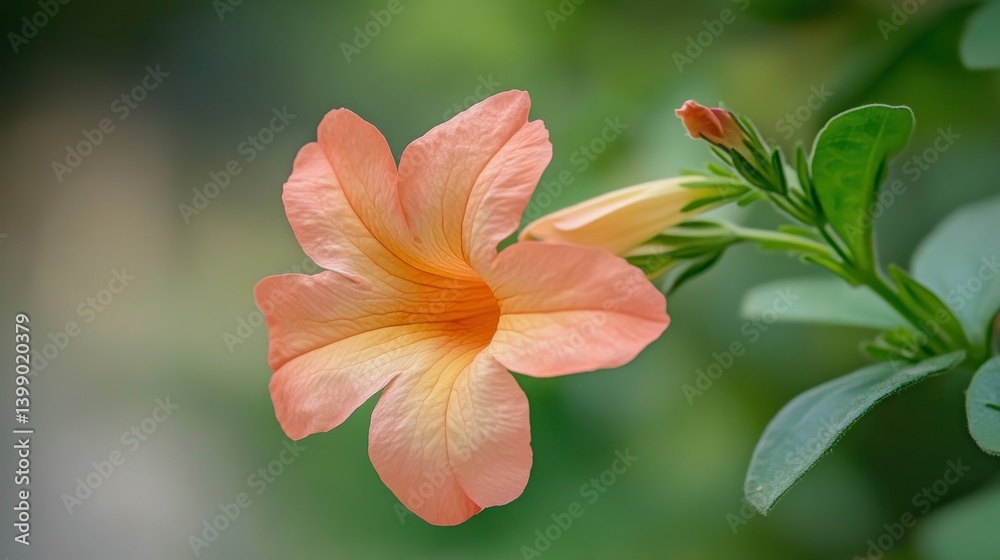 A close up view of an orange flower in bloom A close up view of an orange flower in bloom