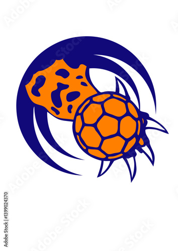 patte tigre handball logo club