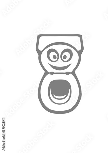 chiotte toilette wc smiley