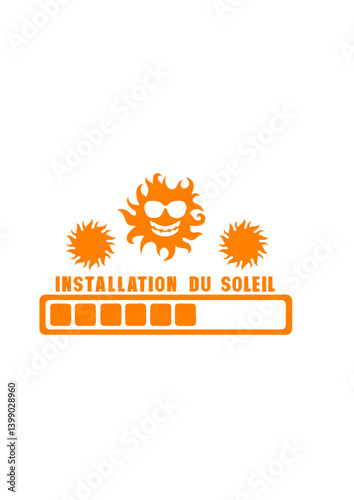 installation du soleil progression humour