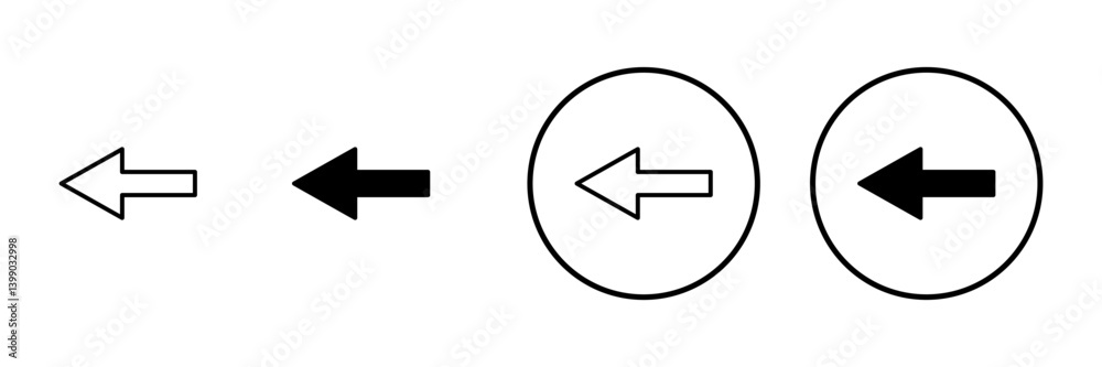 Arrow icon vector. Arrow sign and symbol for web design. Arrow icon vector. Arrow sign and symbol for web design.