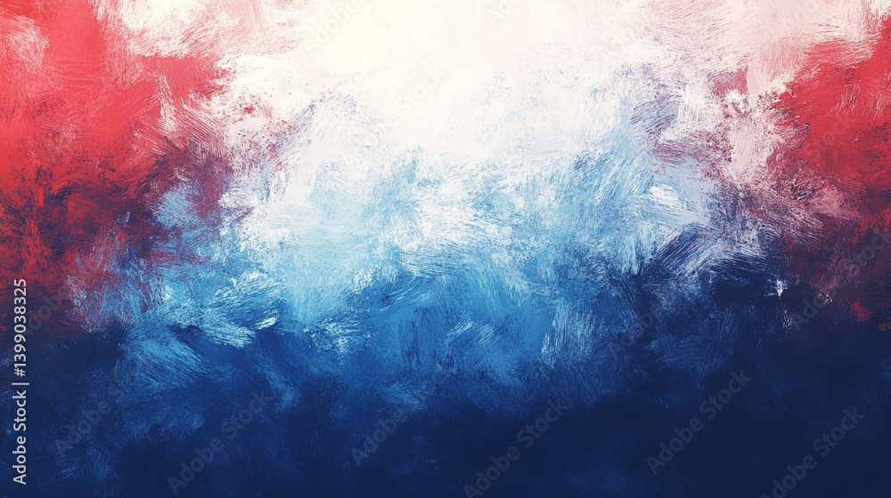 Fototapeta premium vibrant smokey red and blue abstract background.ai generative