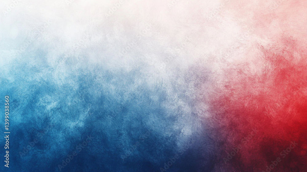 Fototapeta premium vibrant smokey red and blue abstract background.ai generative