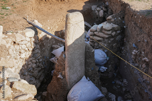 Excavation of Boncuklu Tarla, Beaded Field in Mardin, Turkiye photo