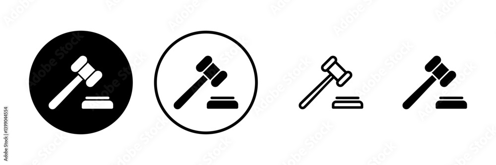 Gavel icon vector illustration. judge gavel sign and symbol. law icon. auction hammer Gavel icon vector illustration. judge gavel sign and symbol. law icon. auction hammer