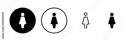 Female icon vector illustration. woman sign and symbol
