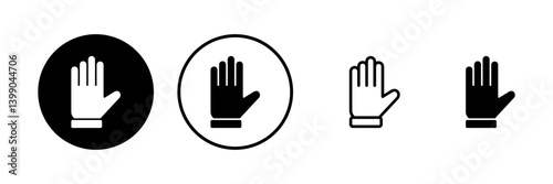 Hand icon vector illustration. hand sign and symbol. hand gesture