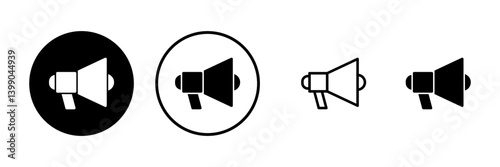 Megaphone icon vector illustration. Loudspeaker sign and symbol
