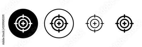 Target icon vector illustration. goal icon vector. target marketing sign and symbol
