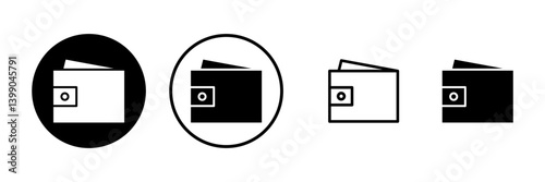 Wallet icon vector illustration. wallet sign and symbol