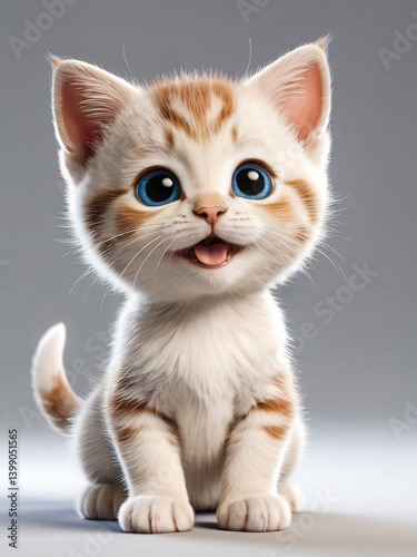 3d cute animal character