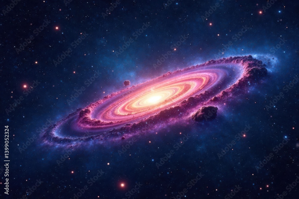 Swirling galaxies and nebulas against a black starry night sky, nebula, galaxy, space Swirling galaxies and nebulas against a black starry night sky, nebula, galaxy, space